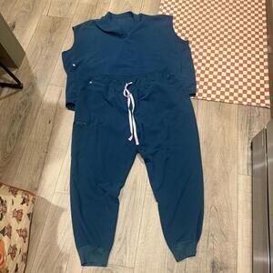 FIGS Medical Scrubs Set - Dark Teal 3XL